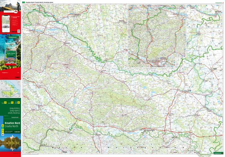 Immagine prodotto Croazia, Set di mappe stradali 1:200.000