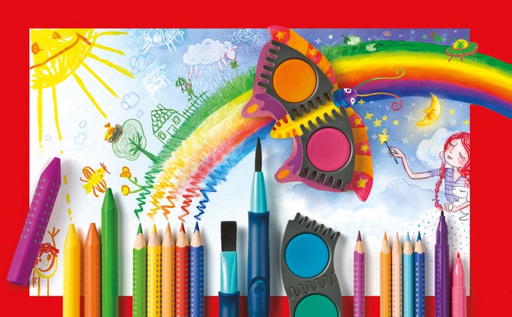 Image du produit Faber-Castell poignée jumbo (Multicolore, 16 x)