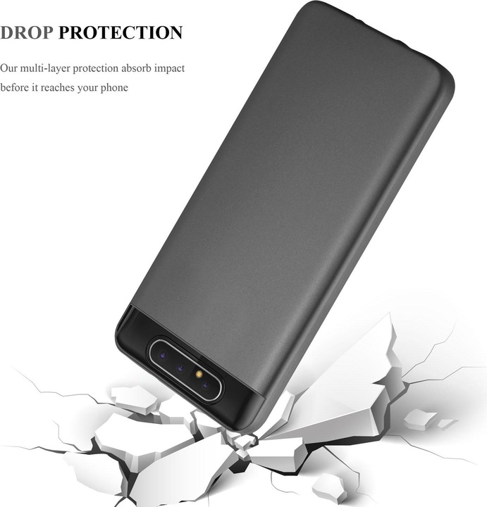 Produktbild Cadorabo TPU Matt Metallic Cover (Samsung Galaxy A80)