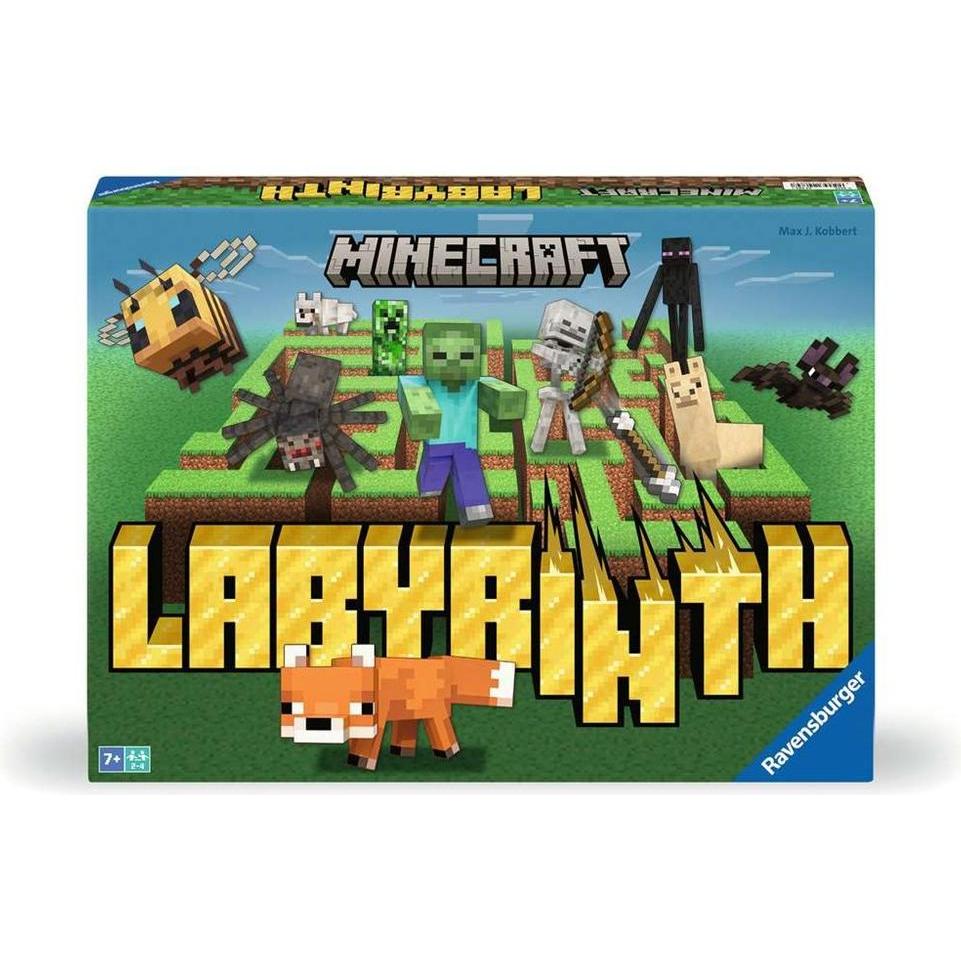 Ravensburger 24684 - Minecraft Labyrinth - Der Spieleklassiker für 2-4 Spieler ab 7 Jahren mit (Multilingual)