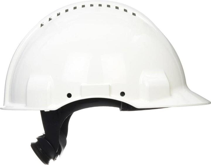 Actual product image 3M Safety helmet G3000 ventilated, with Uvicator™ sensor, Pinlock, sweatband, white (54 - 62 cm)