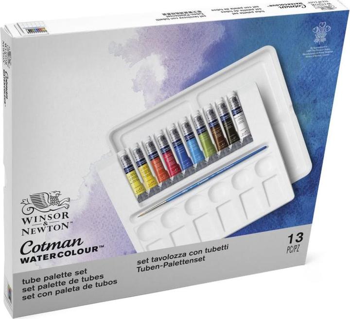 Immagine prodotto Winsor & Newton Cotman watercolour set 10 tubes + brush (8 ml)