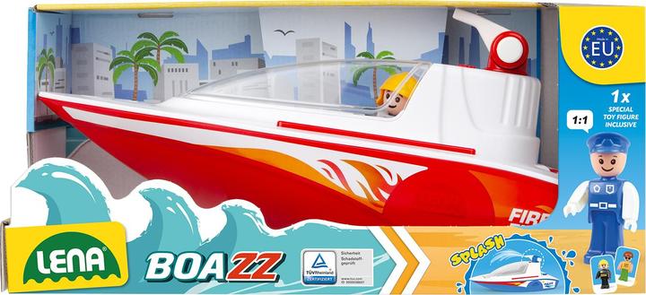 Produktbild Lena Boazz Feuerwehrboot, Schaukarton