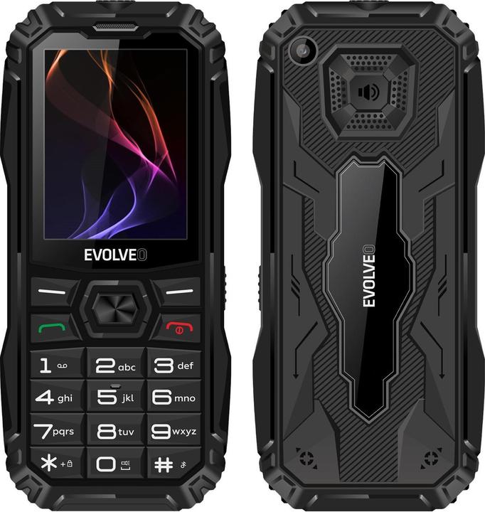 Evolveo MaxPhone A1, telefono Dual SIM a bottone, nero (2.40", 0.30 Mpx)