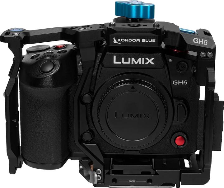 Actual product image Kondor Blue Panasonic LUMIX GH6 Cage (Cage Only) (Raven Black) (Cage)