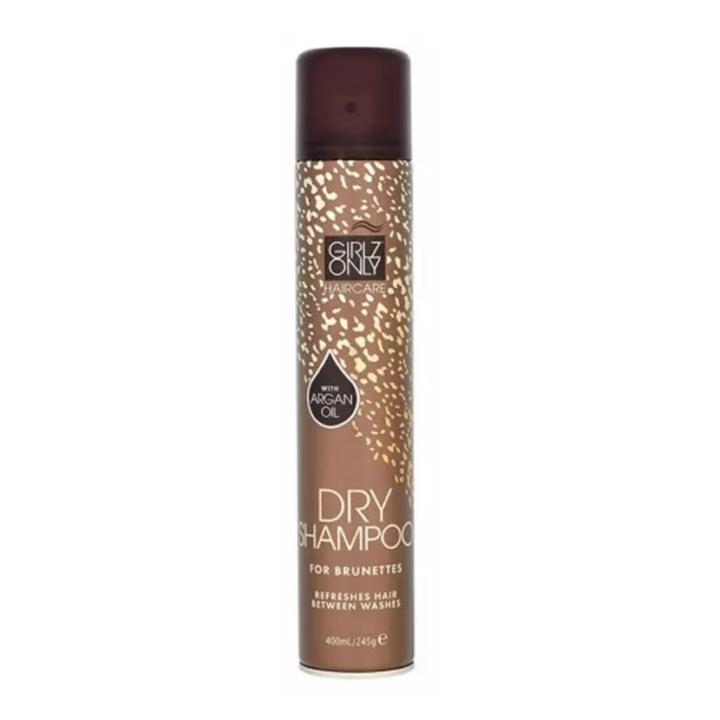 Actual product image Girlz Only DRY SHAMPOO for brunettes with argan oil 400 ml (400 ml, Dry shampoo)