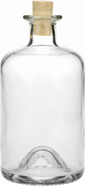 Image du produit Glorex Bouteille en verre Bouteille de pharmacie 500 ml