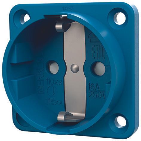 Actual product image Mennekes Schuko surface-mounted socket outlet