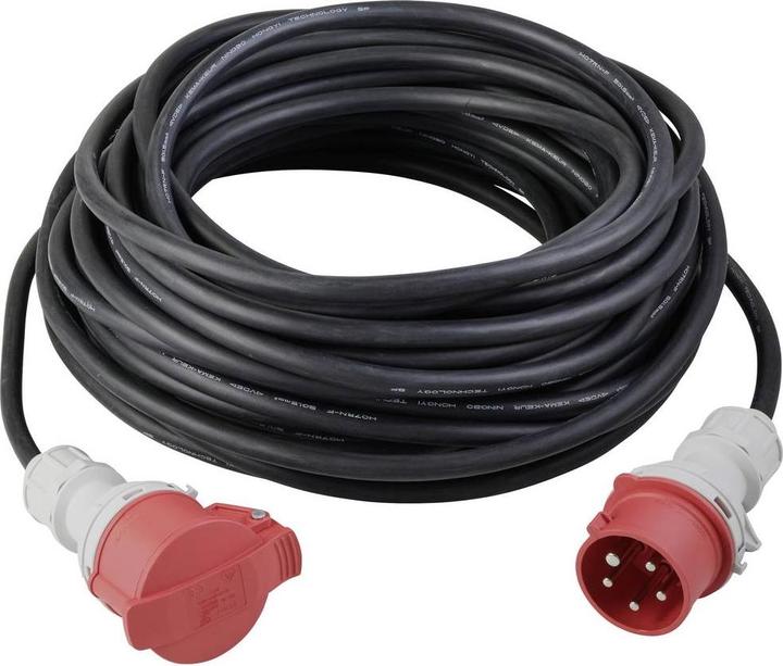 Immagine prodotto Sygonix SY-5244050 Cavo di estensione dell'alimentazione 16 A Nero 10 m resistente alle intemperie (10 m, CEE)
