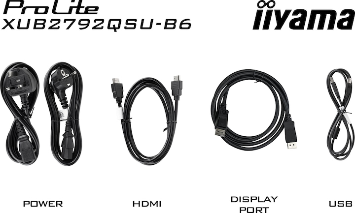 Produktbild iiyama XUB2792QSU-B6/27" Business WQHD ETE IPS (2560 x 1440 Pixel, 27")