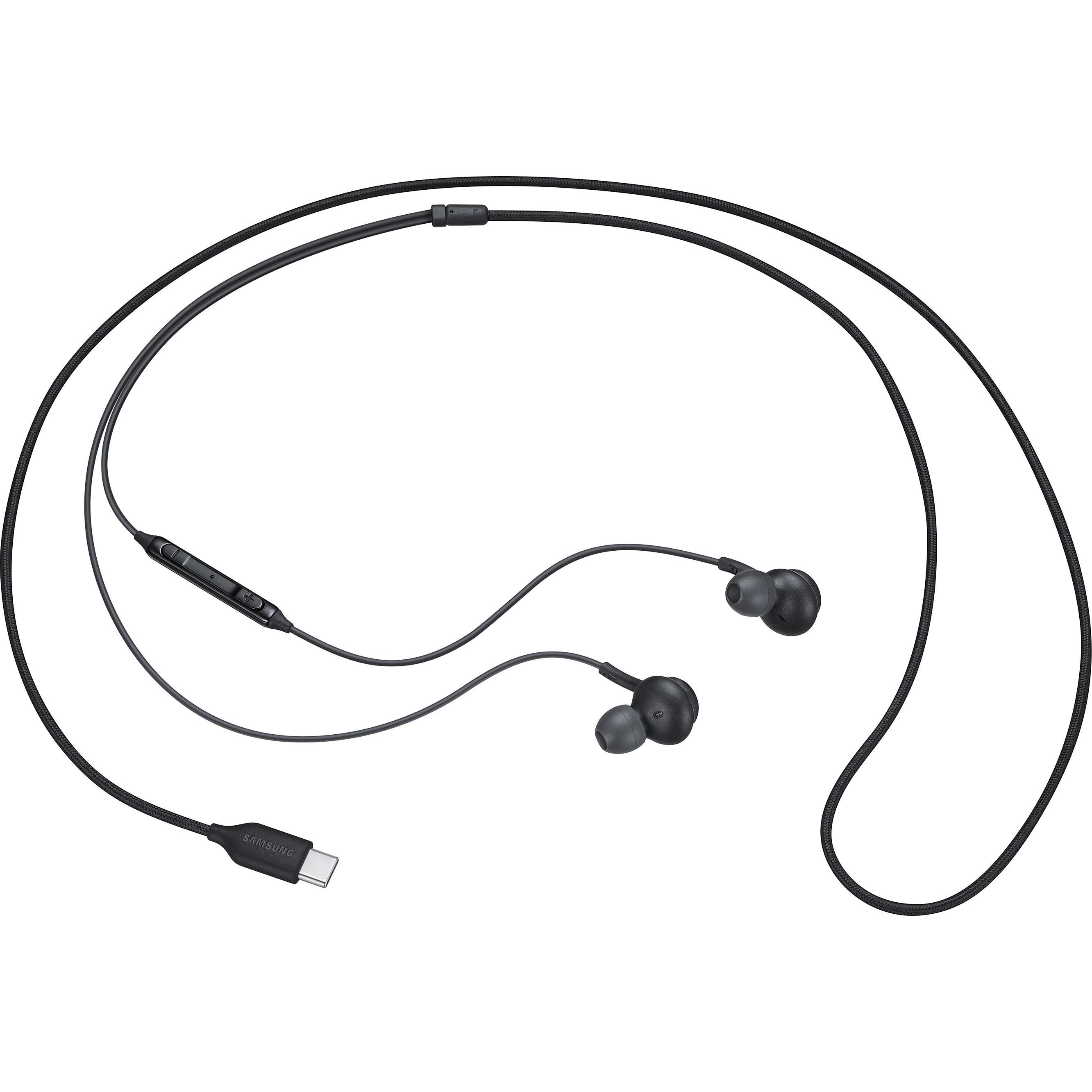 Samsung USB Type-C EO-IC100 (keine Geräuschunterdrückung, Kabelgebunden), Kopfhörer, Schwarz