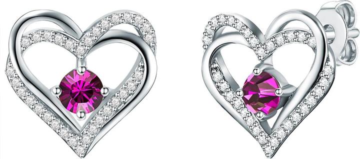 Produktbild Rafaela Donata Damen Herz Sterling Silber verziert mit Kristallen von Swarovski® silber - 26469 (Sterling Silber)