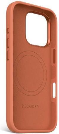Produktbild Decoded AntiMicrobial Silicone Backcover with MagSafe for iPhone 16 Pro - Orange (Apple iPhone 16 Pro)