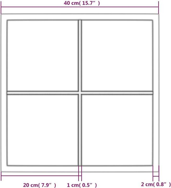 Actual product image VidaXL Vadin (40 x 40 cm)