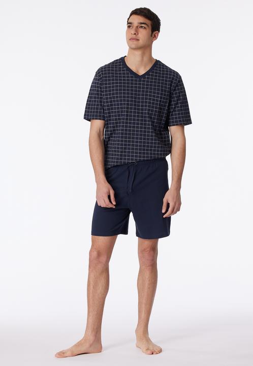 Image du produit Schiesser pyjama court shorty pyjama 100% coton | aussi en grande taille (62)