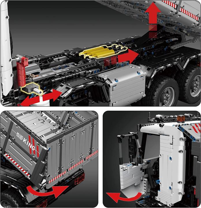 Image du produit Mould King Camion de pompage pneumatique