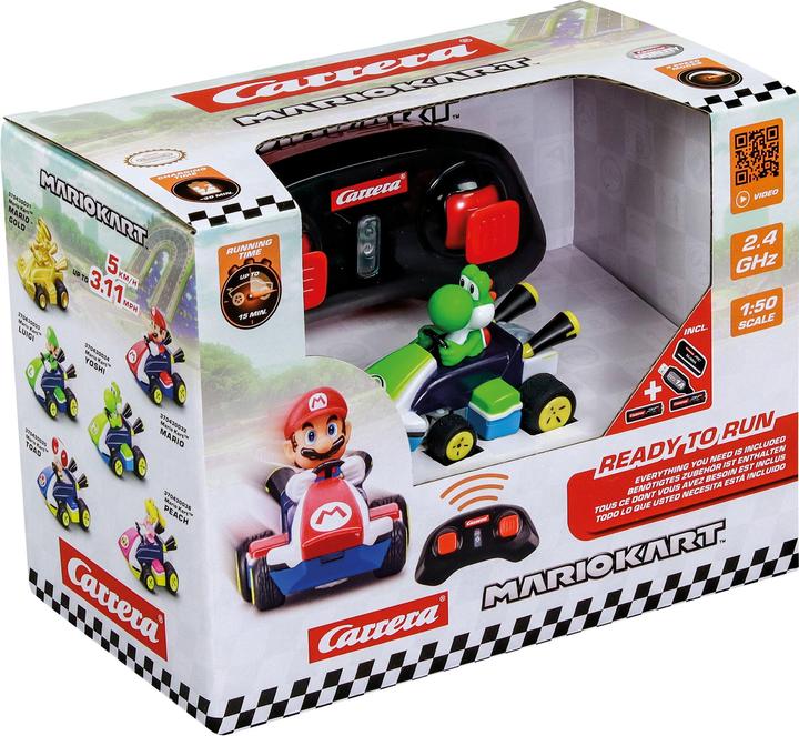 Actual product image Carrera 2,4GHz Mario Kart Mini RC - Yoshi (Paperbox)