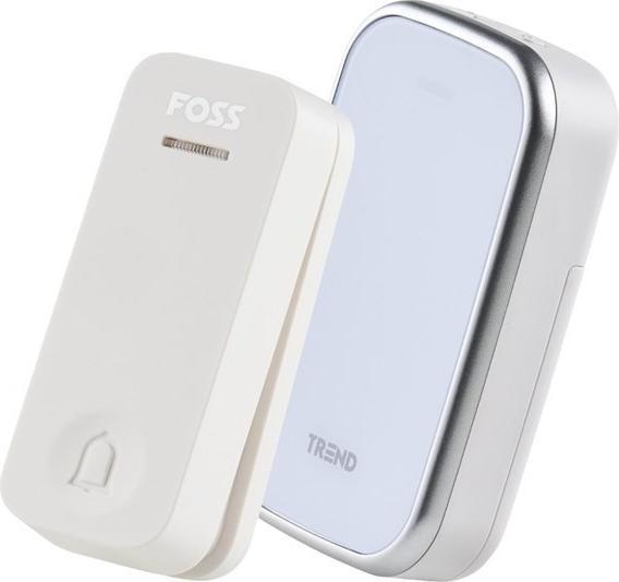 Actual product image Foss TREND Drklokke BLUU1 NOVUS, Batteri, Hvid