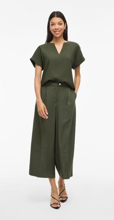 Produktbild Vila VIMARLEE Split Neck Oberteil mit kurzen Ärmeln (36)