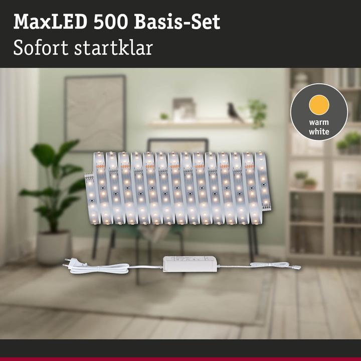 Actual product image Paulmann MaxLED 500 Basisset (Warm white, 500 cm, Indoor)