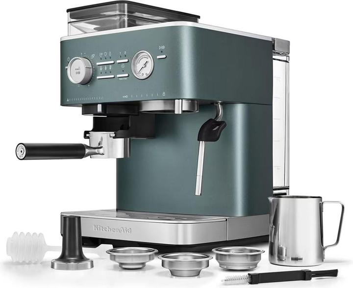 Productafbeelding KitchenAid Portafiltermachine 5KES6551EJP Artisan met molen jeneverbes