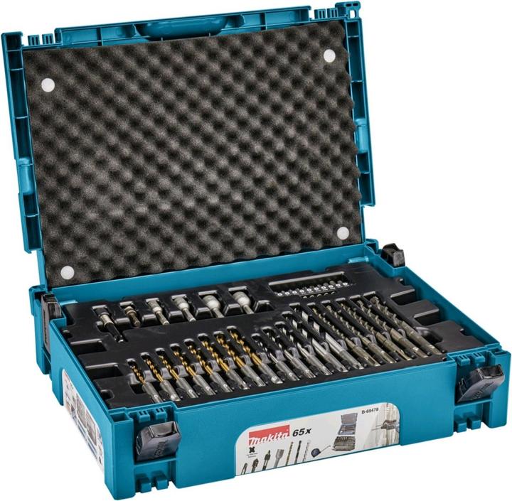 Actual product image Makita B-69478 (4, 5.0, 5.5, 6.5, PH0, PH1, PH2, PH3, PZ0, PZ1, PZ2, PZ3, HEX3, HEX4, HEX5, HEX6, T10, T15, T20, T25, T30, T40, 8 mm, 10mm, 12.0 mm, 13 mm, 3 mm, 3.5 mm, 4 mm, 4.5 mm, 5 mm, 5.5 mm, 6 mm, 6.5mm, 7 mm)