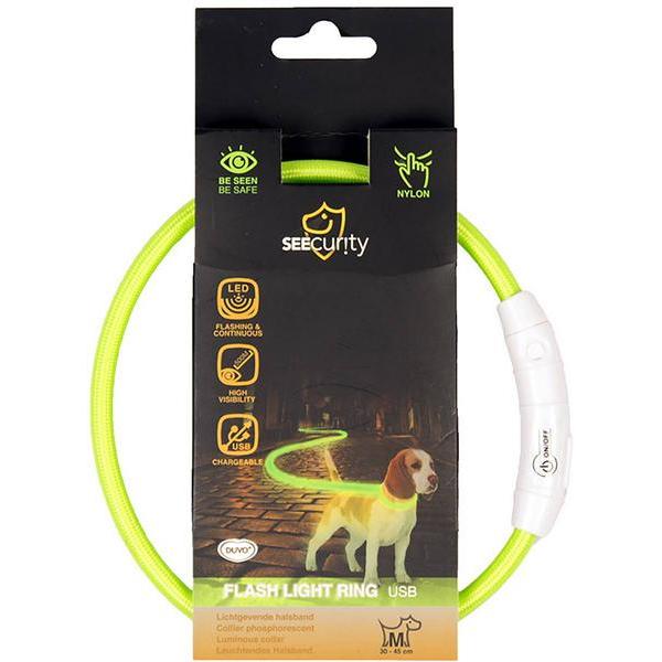 Thumbnail - EBI Duvo+ Ring Flash Leuchtring USB Nylon L (Hund, Allgemein), Halsband + Leine