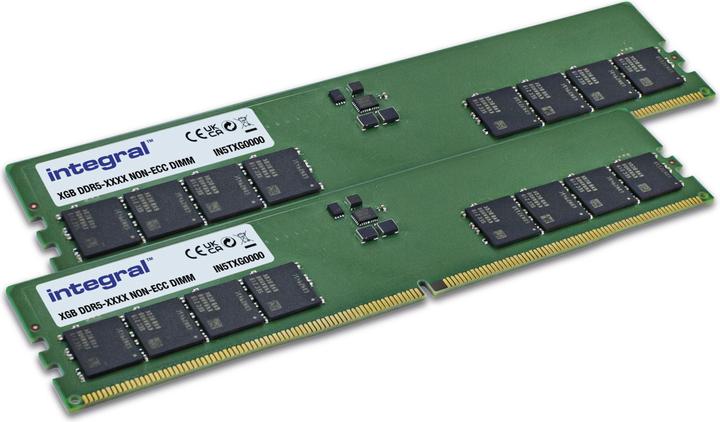 Produktbild 64GB 2x32GB DIMM KIT DDR5 4800MHZ UNBUF (2 x 32GB, 4800 MHz, DDR5-RAM, DIMM)