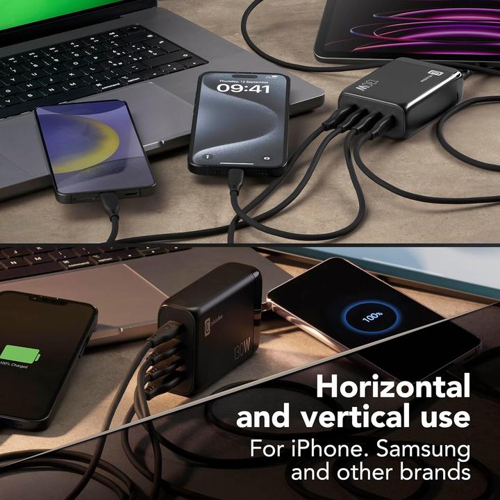 Actual product image Cellularline Multipower Desk GAN 130W (130 W, 4 ports)