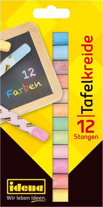 Produktbild Idena Tafelkreide farbig 12er (Mehrfarbig, 12 x)