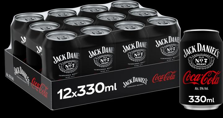 Immagine prodotto Coca Cola Jack & Coke (12 x 33 cl)