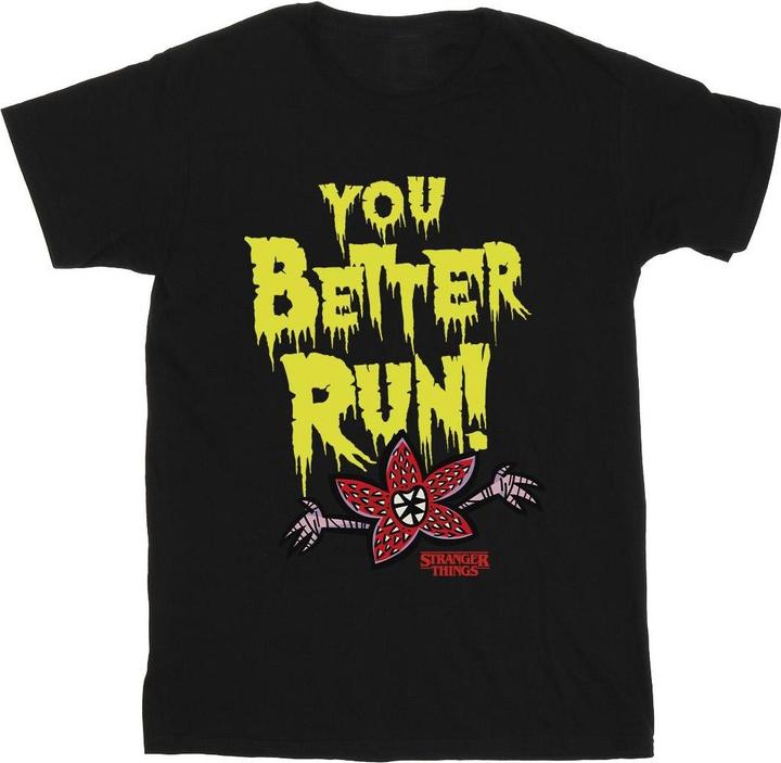 Produktbild Netflix Stranger Things You Better Run TShirt (S)