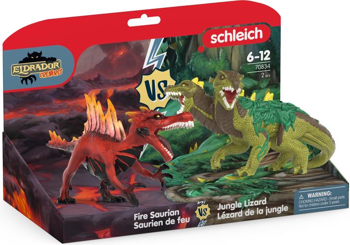 Produktbild Schleich Feuersaurier vs. Dschungelechse