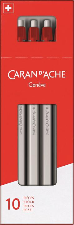 Caran d'Ache Kugelschreiber 825 (Rot, 10 x)