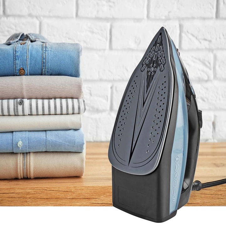 Produktbild Nedis Bügeleisen | 2600 W | Dampf Schuss | Keramisch | 0.32 l (2600 W, 1 g/min)