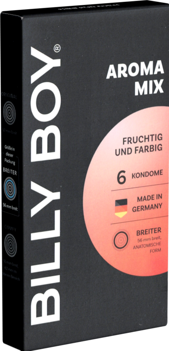 Productafbeelding Billyboy Billy Boy "Aroma Mix" 6 fruitige condooms voor heerlijke orale seks (6 Pcs.)