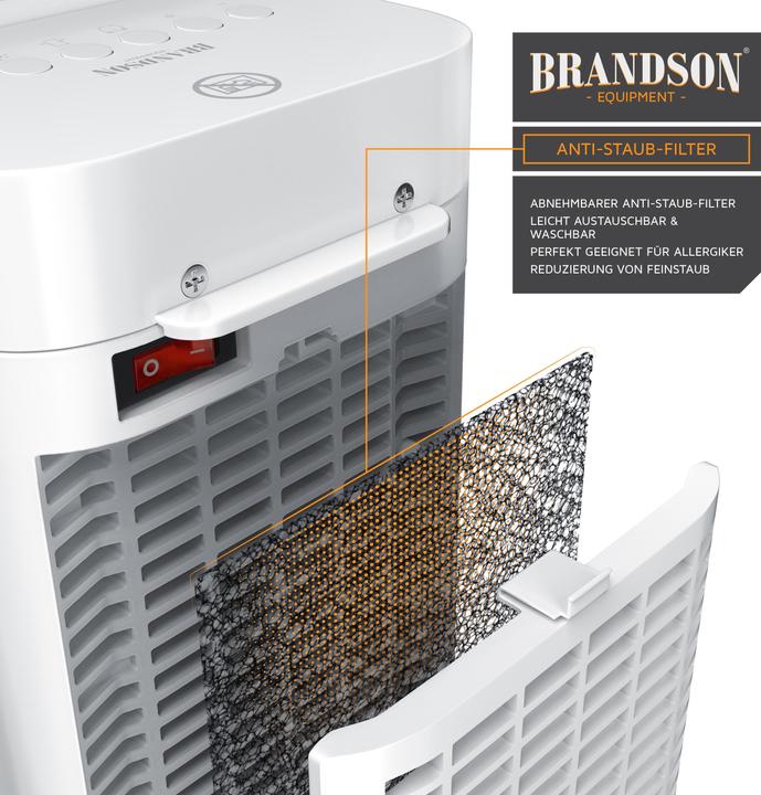 Actual product image Brandson Fan heater (2000 W)