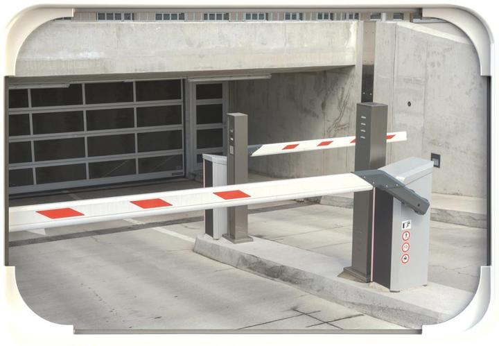 Dancop Specchio stradale H400xW600mm plastica, bianco 15m