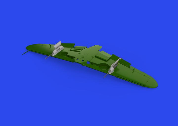 Actual product image Eduard Bf 109F/G/K gun pods PRINT 1/72