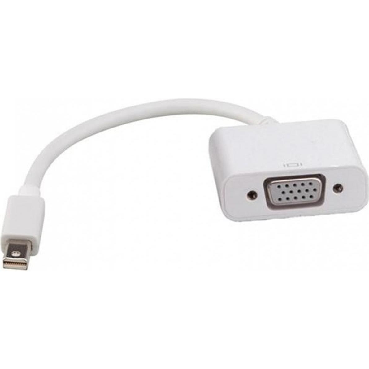 Roline Mini DP zu (VGA, 10 cm), Data + Video Adapter, Weiss