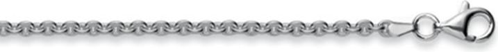 Produktbild Natsumi Schmuck Halskette Silber 925 Anker Rund 3mm (925 Sterling Silber, 42 cm)