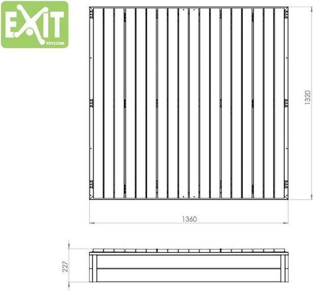 Produktbild Exit Sandkasten Aksent XL