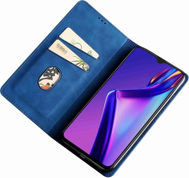 Actual product image Cover-Discount OPPO Reno8 Pro - Stand Flip Case Cover dark blue (OPPO Reno8 Pro)