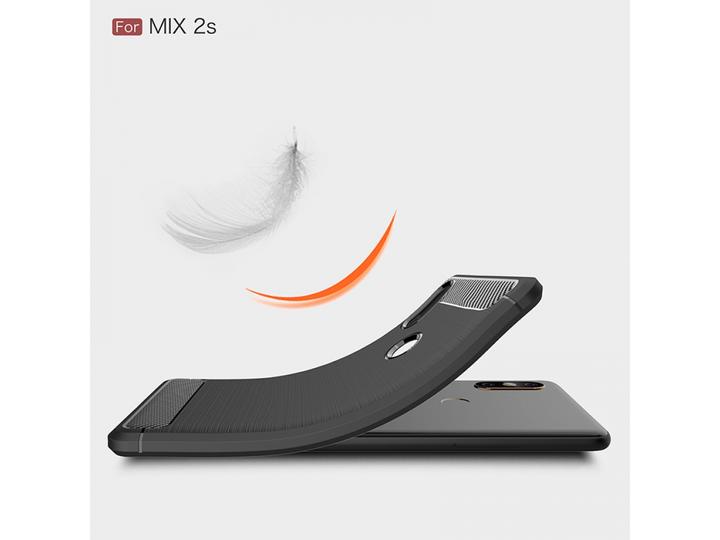 Immagine prodotto Screenguard Xiaomi Mi Mix 2S Cover Carbon Brushed Soft TPU (Mi Mix 2S)