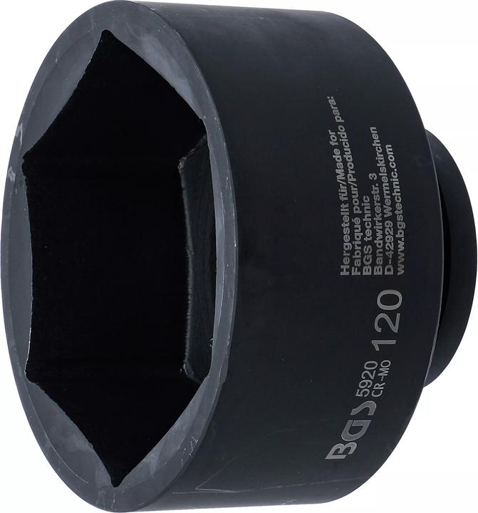 Image du produit BGS Douille à choc, six pans 25 mm (1") 120 mm (120 mm)