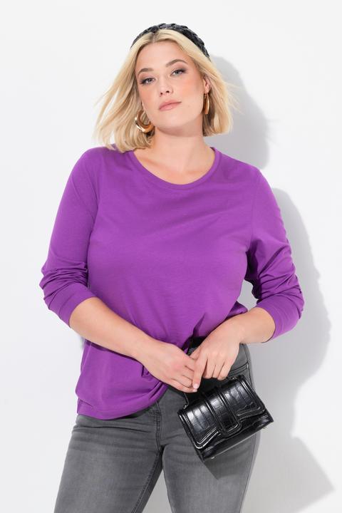 Immagine prodotto Ulla Popken Maglia aderente con scollo a girocollo e maniche lunghe (62)