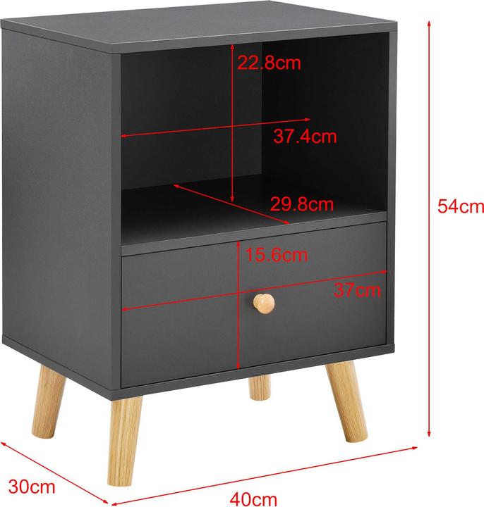 Actual product image En.Casa Sundsvall (40 x 30 x 54 cm)