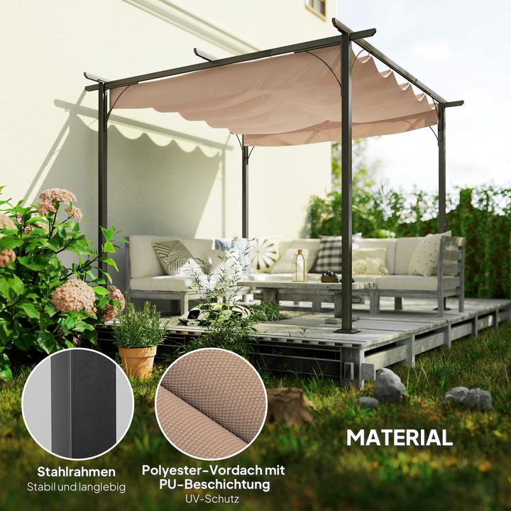 Immagine prodotto Outsunny Pergola (300 cm, 300 cm)