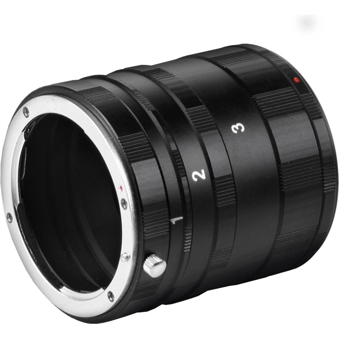Thumbnail - Walimex Zwischenringsatz Makro für Nikon F, Objektivadapter, Schwarz
