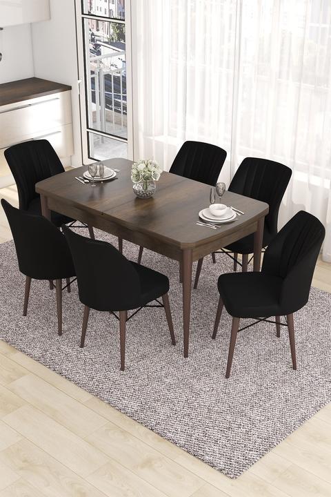 Image du produit Hanah Home Eva Extendable Dining TableChairs Set (Panneau de bois MDF)